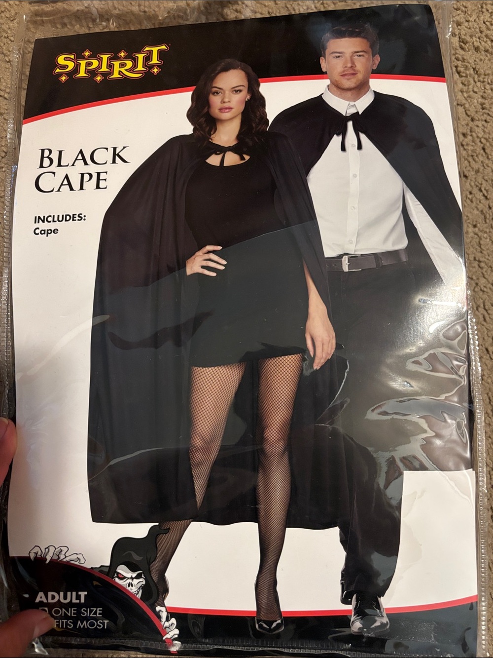 Spirit Black Cape for Women